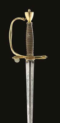 Lot 324 - AN ENGLISH OFFICER'S SMALL-SWORD