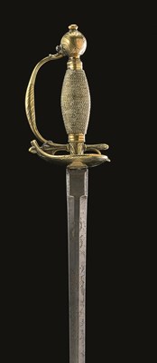 Lot 327 - A GERMAN SMALL-SWORD