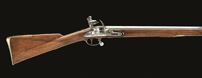 Lot 342 - A .650 CALIBRE VOLUNTEER FLINTLOCK MUSKET BY DURS EGG