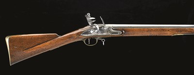 Lot 344 - A .750 CALIBRE INDIA PATTERN FLINTLOCK MUSKET