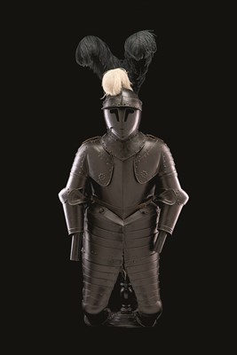 Lot 352 - A COMPOSITE EUROPEAN CUIRASSIER'S ARMOUR