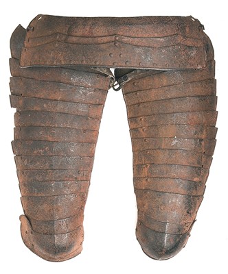 Lot 372 - ELEMENTS OF NORTH EUROPEAN CUIRASSIER ARMOURS