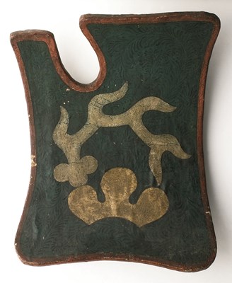 Lot 374 - A GERMAN SHIELD FOR THE JOUST IN MID-15TH CENTURY STYLE