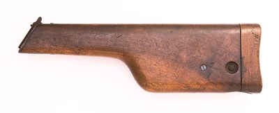Lot 392 - A GERMAN MODEL 1896 'BROOMHANDLE' MAUSER STOCK