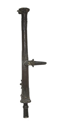 Lot 410 - A MALAYSIAN BRONZE LANTAKA