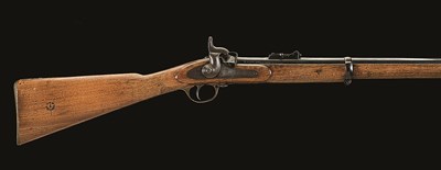 Lot 417 - A .577 CALIBRE VICTORIAN PERCUSSION 1853 PATTERN THIRD MODEL THREE BAND ENFIELD RIFLE
