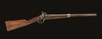 Lot 422 - A .650 CALIBRE DUTCH PERCUSSION CAVALRY CARBINE