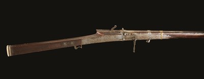 Lot 533 - **A 28 BORE INDIAN MATCHLOCK MUSKET