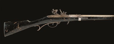 Lot 546 - **A .52 CALIBRE U. S. CONTRACT MODEL 1819 HALL PATENT BREECH-LOADING FLINTLOCK RIFLE BY SIMEON NORTH