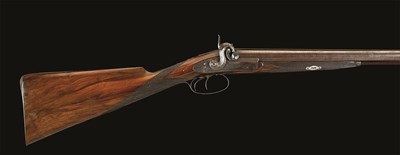 Lot 562 - **A FINE 14 BORE D.B. PERCUSSION SHOTGUN BY H. DICKINSON
