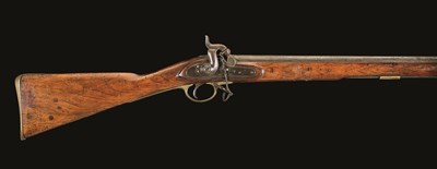 Lot 563 - **A .650 CALIBRE VICTORIAN PERCUSSION CONSTABULARY CARBINE