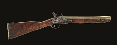 Lot 567 - **A FLINTLOCK MAIL COACH BLUNDERBUSS BY H.W. MORTIMER