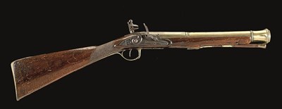 Lot 569 - **A FLINTLOCK BLUNDERBUSS SIGNED APPLEBY