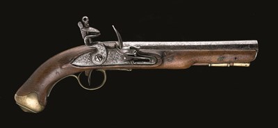 Lot 593 - **A .650 CALIBRE FLINTLOCK 1756 PATTERN LIGHT DRAGOON PISTOL