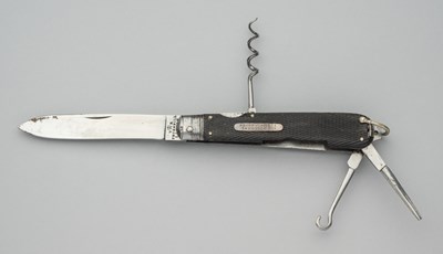 Lot 772 - A CAMPAIGN KNIFE INSCRIBED TO C. W. DUNCOMBE, 1ST LIFEGUARDS, THORNHILL, LONDON, MID-19TH CENTURY