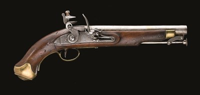 Lot 601 - **A .650 CALIBRE NEWLAND PATTERN FLINTLOCK PISTOL