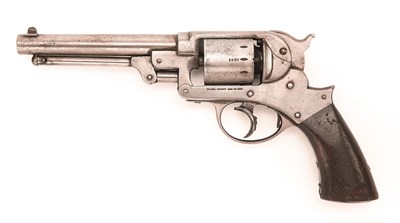 Lot 605 - **A .44 CALIBRE STARR ARMS COMPANY DOUBLE ACTION MODEL 1858 ARMY REVOLVER