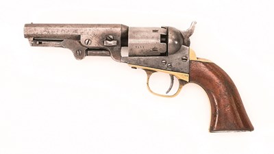 Lot 606 - **A .31 CALIBRE U. S. COLT MODEL 1849 NEW YORK POCKET REVOLVER