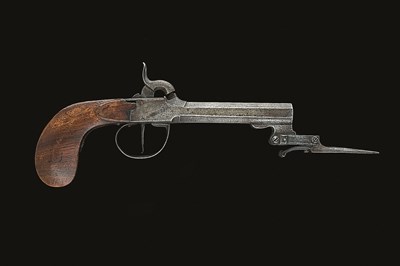 Lot 624 - **A BELGIAN PERCUSSION POCKET PISTOL