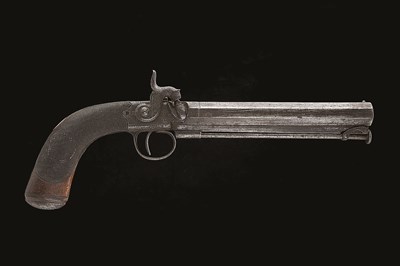 Lot 633 - **A 28 BORE PERCUSSION BELT PISTOL BY E & W. BOND