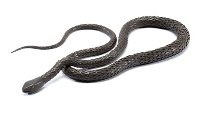 Lot 27 - *A JAPANESE MYÃ”CHIN MODEL SNAKE (JIZAI)