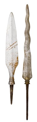 Lot 48 - **THREE SOUTHEAST ASIAN SPEARS