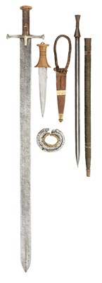 Lot 62 - **A SUDANESE SWORD (KASKARA)