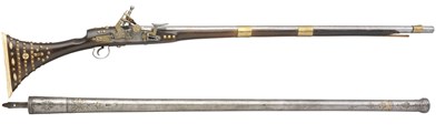 Lot 70 - A 25 BORE NORTH AFRICAN (KABYLE) SNAPHAUNCE MUSKET