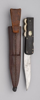 Lot 677 - A MILITARY FOLDING LOCK KNIFE, G. BUTLER & CO, SHEFFIELD, CIRCA 1880-90