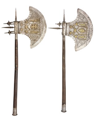 Lot 107 - **TWO INDIAN PARADE AXES