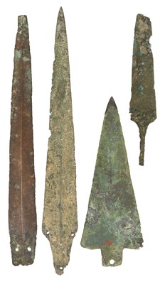 Lot 117 - **FOUR ANCIENT DAGGER BLADES