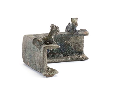 Lot 122 - **A BRONZE CORNER MOUNT