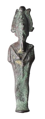 Lot 127 - **A BRONZE FIGURE OF OSIRIS