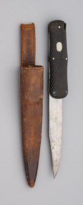 Lot 676 - A MILITARY FOLDING LOCK KNIFE, BRIGGS, BENNETT AND NEWTON, SHEFFIELD, CIRCA 1880-90