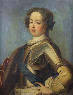 Lot 182 - **AFTER JEAN-BAPTISTE VAN LOO (1705-1765) PORTRAIT OF LOUIS XV