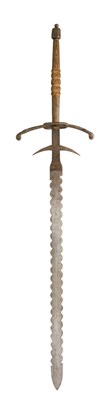Lot 193 - **A GERMAN TWO HAND PROCESSIONAL SWORD