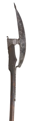Lot 218 - **A HALBERD (BERDICHE) IN RUSSIAN 16TH/17TH CENTURY STYLE
