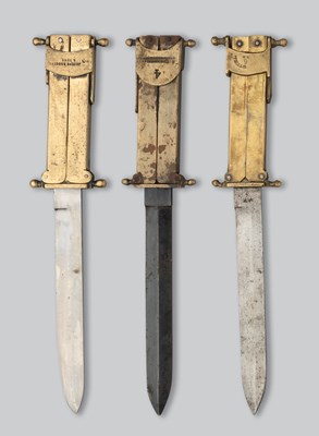 Lot 593 - A FOLDING ‘PANTOGRAPH’ KNIFE STAMPED JOSEPH RODGERS & SONS, AND TWO FURTHER ‘PANTOGRAPH’ KNIVES, 20TH CENTURY