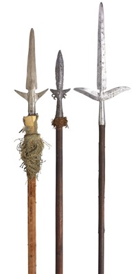Lot 225 - **THREE LUGGED SPEARS