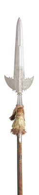 Lot 256 - **AN ETCHED PARTISAN OF THE GUARD OF THE ELECTOR FRIEDRICH AUGUST IOF SAXONY(1694-1733)'THE STRONG'