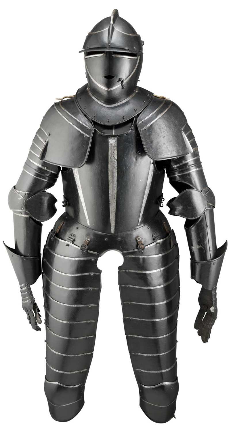 Lot 288 - **A CUIRASSIER'S ARMOUR IN THE EARLY 17TH CENTURY GERMAN STYLE