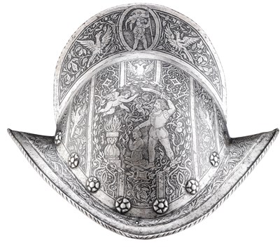 Lot 293 - A SOUTH GERMAN COMB MORION