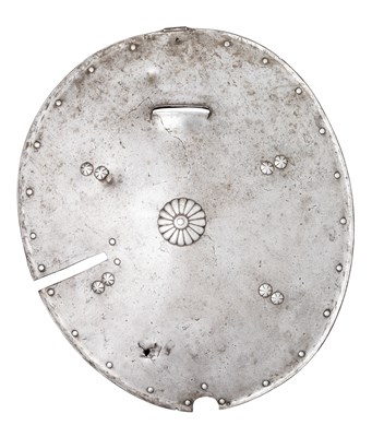 Lot 318 - **AN ENGLISH SHOT-PROOF STEEL TARGET OF NOTABLE WEIGHT