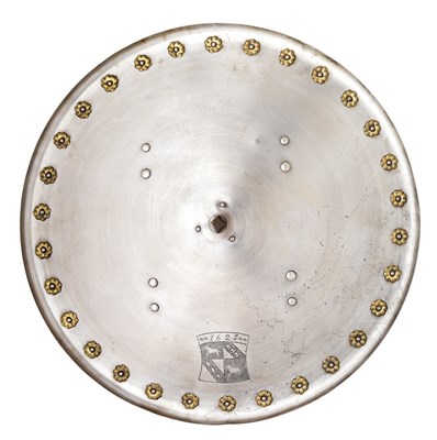 Lot 323 - **A STEEL TARGET BY ERNST SCHMIDT OF MUNICH