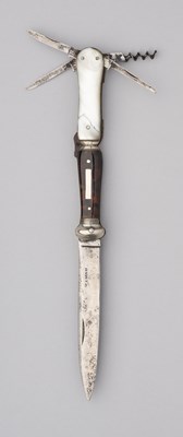 Lot 565 - A SMALL LOCK KNIFE, HAMON, EARLY 19TH CENTURY