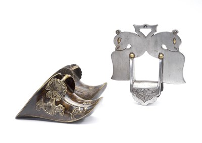 Lot 367 - **TWO PERUVIAN STIRRUPS AND A SINGLE SOUTH AMERICAN STIRRUP