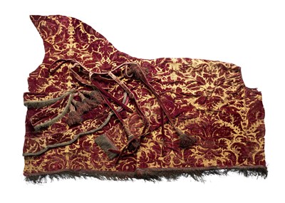 Lot 374 - **AN EMBROIDERED HORSE CAPARISON IN EARLY 17TH CENTURY STYLE