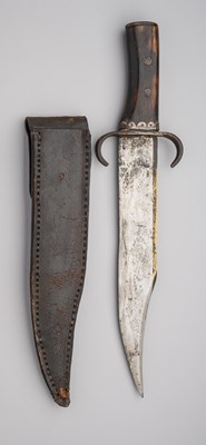 Lot 549 - A BOWIE KNIFE IN MID-19TH CENTURY STYLE, 20TH CENTURY