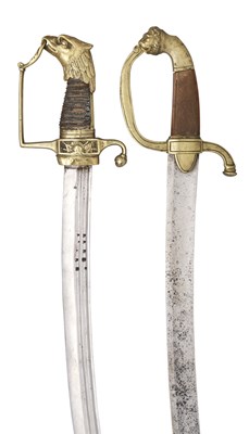 Lot 383 - **TWO FRENCH OFFICER'S SWORDS