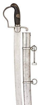 Lot 390 - A LIGHT CAVALRY SABRE OF PRUSSIAN MODEL 1811 TYPE
